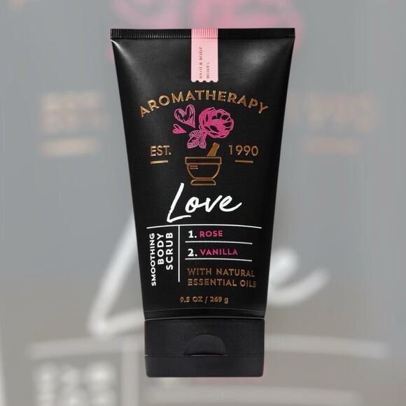 Bath & Body Works- LOVE Rose Vanilla Smoothing Scrub –Discontinued Favorite-NEW - Picture 3 of 7